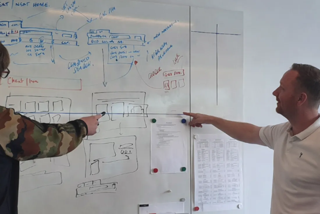 Journey mapping workshop in progress