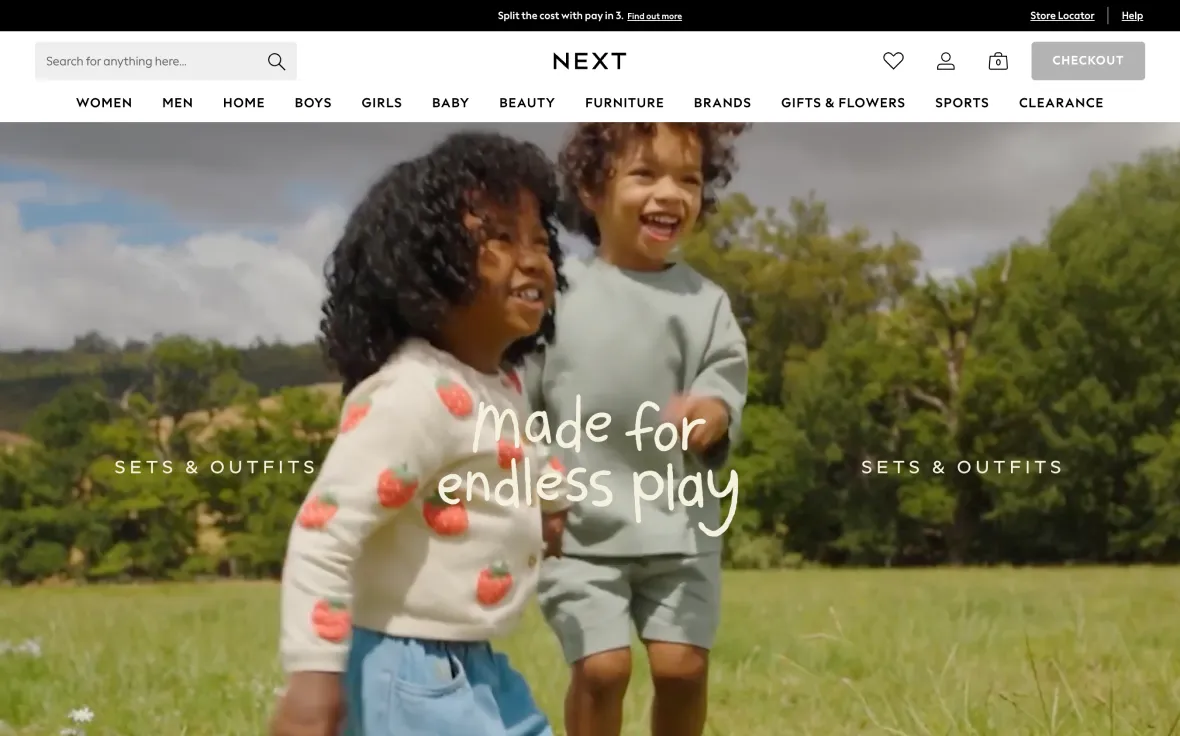 Next desktop storefront example