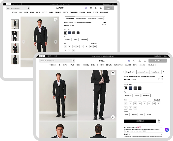Product page modernisation case study preview